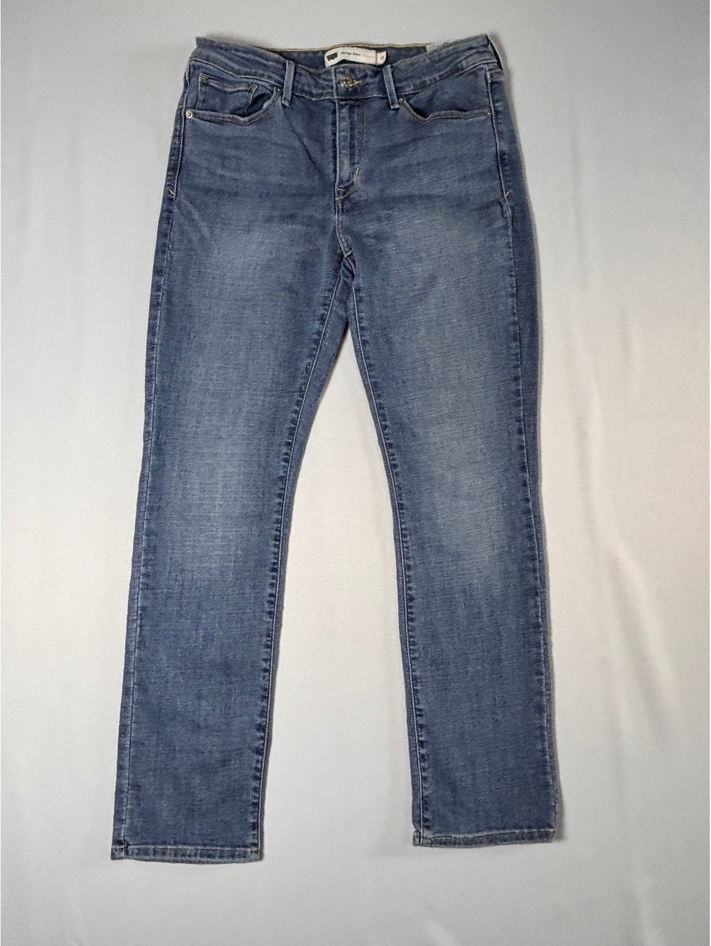 Levi's Mid Rise Skinny Jeans Size 10 Light Blue Denim